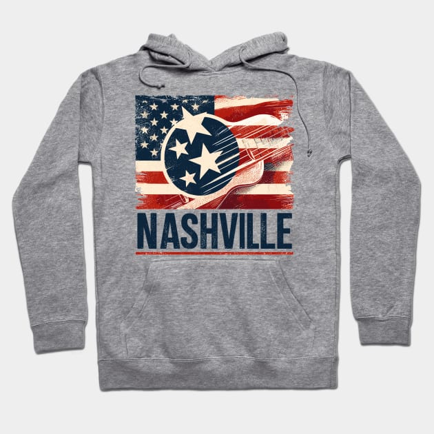 Nashville City Hoodie by Vehicles-Art